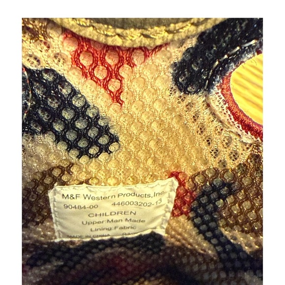 Twister Western Boots Boys Ryder Square Toe Stitching Brown 446003202 Sz 13 - Picture 4 of 8